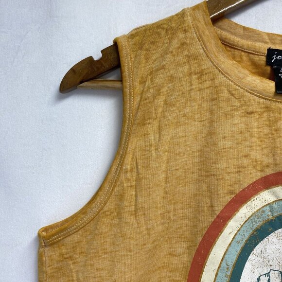 Joei & i Sleeveless Round Neck Split-Tie BackTank Top Women Medium Light Orange - Picture 15 of 16